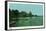 Saratoga Springs, New York - View of Saratoga Lake-Lantern Press-Framed Stretched Canvas