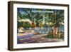 Saratoga Springs, New York - View of Saratoga Lake-Lantern Press-Framed Art Print