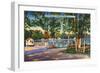 Saratoga Springs, New York - View of Saratoga Lake-Lantern Press-Framed Art Print