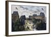 Saratoga Springs-Currier & Ives-Framed Giclee Print