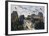 Saratoga Springs-Currier & Ives-Framed Giclee Print