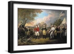 Saratoga: Surrender, 1777-John Trumbull-Framed Giclee Print