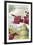 Saratoga-Martin Wickstrom-Framed Giclee Print