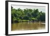 Sarawak River (Sungai Sarawak), Kuching, Sarawak, Malaysian Borneo, Malaysia, Southeast Asia, Asia-Nico Tondini-Framed Photographic Print