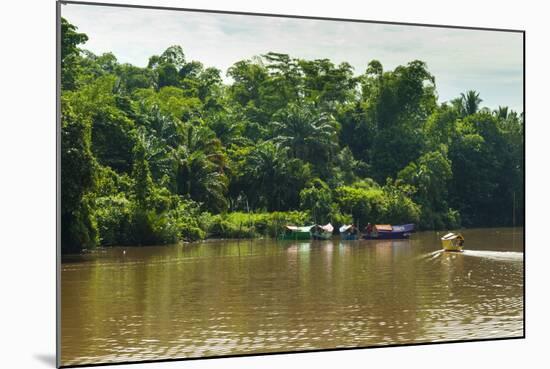 Sarawak River (Sungai Sarawak), Kuching, Sarawak, Malaysian Borneo, Malaysia, Southeast Asia, Asia-Nico Tondini-Mounted Photographic Print