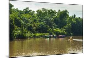 Sarawak River (Sungai Sarawak), Kuching, Sarawak, Malaysian Borneo, Malaysia, Southeast Asia, Asia-Nico Tondini-Mounted Photographic Print