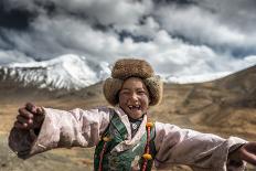 Smile, Tibet-Sarawut Intarob-Stretched Canvas