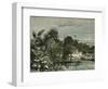 Sarayacu Beach Peru 1869-null-Framed Premium Giclee Print