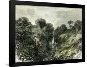 Sarayacu River Peru 1869-null-Framed Giclee Print