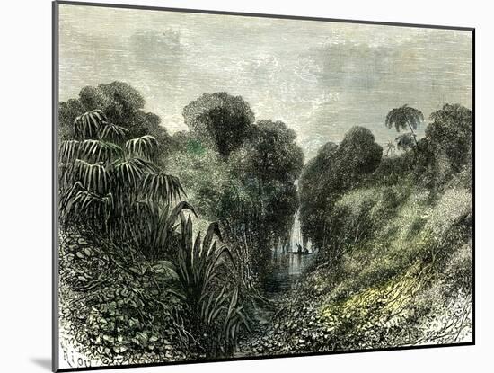 Sarayacu River Peru 1869-null-Mounted Giclee Print