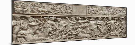 Sarcophage : Dionysos découvre Ariane endormie-null-Mounted Premium Giclee Print