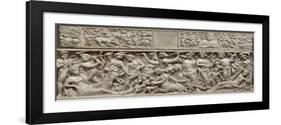 Sarcophage : Dionysos découvre Ariane endormie-null-Framed Giclee Print