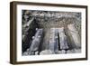 Sarcophagi in the Early Christian Basilica in Ampurias-null-Framed Giclee Print