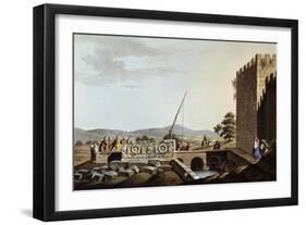 Sarcophagus at Tombs of Kings, 1803-Luigi Mayer-Framed Giclee Print