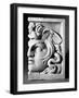 Sarcophagus Corner Fragment (Marble)-Roman-Framed Giclee Print