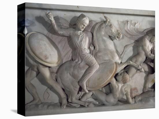 Sarcophagus of Alexander the Great, Istanbul, Turkey-Richard Ashworth-Stretched Canvas