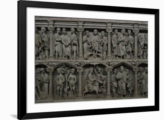 Sarcophagus of Junius Bassus, 359 AD, Detail-null-Framed Giclee Print