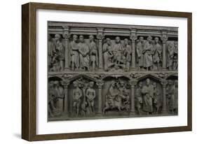 Sarcophagus of Junius Bassus, 359 AD, Detail-null-Framed Giclee Print