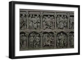 Sarcophagus of Junius Bassus, 359 AD, Detail-null-Framed Giclee Print