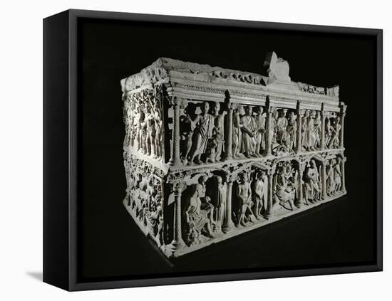 Sarcophagus of Junius Bassus-null-Framed Stretched Canvas