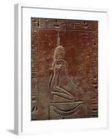 Sarcophagus of Queen Hatshepsut from the Valley of the Kings, Egypt-null-Framed Giclee Print