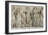 Sarcophagus of the Muses, Detail Depicting Calliope, Polyhymnia and Terpsichore, circa 160 AD-null-Framed Giclee Print