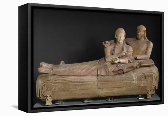 Sarcophagus of the Spouses, Couple on the Bed Burial-null-Framed Stretched Canvas