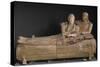 Sarcophagus of the Spouses, Couple on the Bed Burial-null-Stretched Canvas