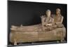 Sarcophagus of the Spouses, Couple on the Bed Burial-null-Mounted Giclee Print