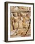 Sarcophagus Relief Depicting Battle Between Lapiths and Centaurs, Detail-null-Framed Giclee Print