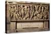 Sarcophagus with Myth of Phaedra and Hippolytus, Ca 180, Carved Marble, Camposanto Monumentale-null-Stretched Canvas