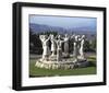 Sardana Montjuic, Barcelona-null-Framed Art Print