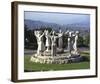 Sardana Montjuic, Barcelona-null-Framed Art Print