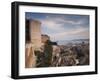 Sardinia, Cagliari, Il Castello Old Town, Torre Dell' Elefante Tower, Sunset, Italy-Walter Bibikow-Framed Photographic Print