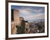 Sardinia, Cagliari, Il Castello Old Town, Torre Dell' Elefante Tower, Sunset, Italy-Walter Bibikow-Framed Photographic Print