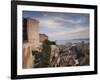 Sardinia, Cagliari, Il Castello Old Town, Torre Dell' Elefante Tower, Sunset, Italy-Walter Bibikow-Framed Photographic Print