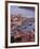 Sardinia, Northern Sardinia, Isola Maddalena, La Maddalena, Aerial Port View from the Hills, Dusk,-Walter Bibikow-Framed Photographic Print