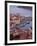 Sardinia, Northern Sardinia, Isola Maddalena, La Maddalena, Aerial Port View from the Hills, Dusk,-Walter Bibikow-Framed Photographic Print