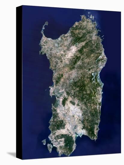 Sardinia, Satellite Image-PLANETOBSERVER-Stretched Canvas