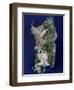 Sardinia, Satellite Image-PLANETOBSERVER-Framed Premium Photographic Print