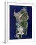 Sardinia, Satellite Image-PLANETOBSERVER-Framed Photographic Print