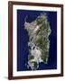 Sardinia, Satellite Image-PLANETOBSERVER-Framed Photographic Print