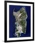 Sardinia, Satellite Image-PLANETOBSERVER-Framed Photographic Print