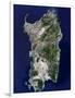 Sardinia, Satellite Image-PLANETOBSERVER-Framed Photographic Print