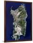 Sardinia, Satellite Image-PLANETOBSERVER-Framed Photographic Print