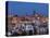 Sardinia, Western Sardinia, Alghero, City Walls from the Yacht Marina, Italy-Walter Bibikow-Stretched Canvas