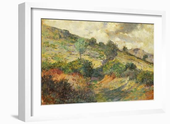 Sardinian Landscape, 1900-1910-Guglielmo Micheli-Framed Giclee Print