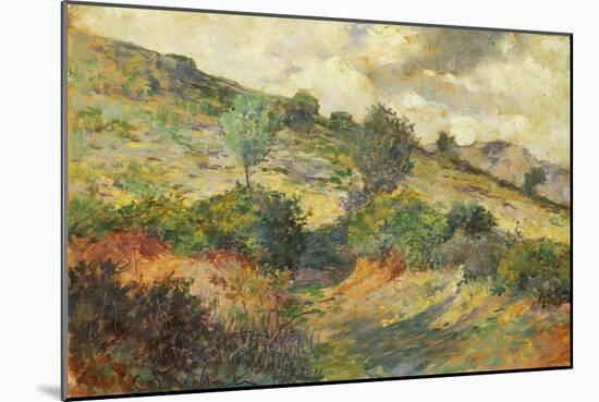 Sardinian Landscape, 1900-1910-Guglielmo Micheli-Mounted Giclee Print