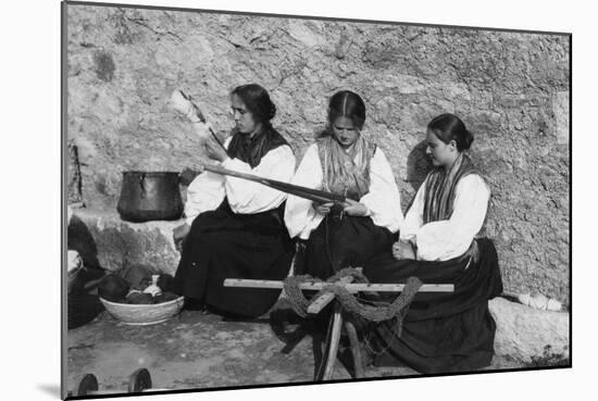 Sardinian Women-null-Mounted Photographic Print