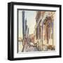 Sargent's Venice Studies III-John Singer Sargent-Framed Art Print